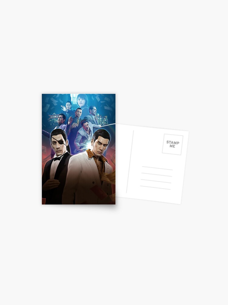 "Yakuza 0 Poster" Postcard for Sale by Assassinhedgie Redbubble