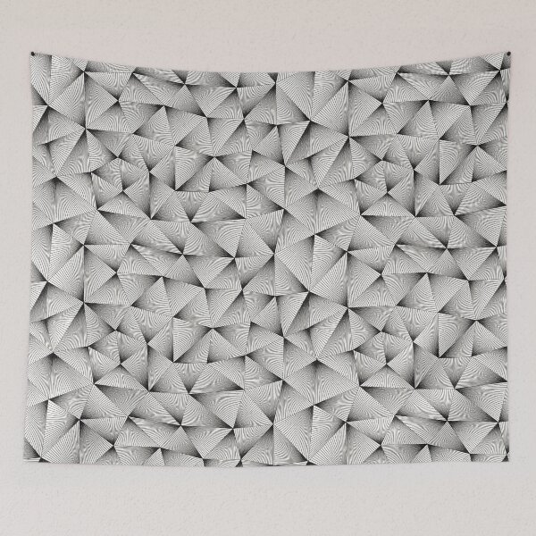 Item preview, Pattern | Triangular Lattice white designed and sold by dirimir.