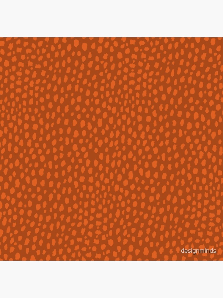 Disover Burnt Orange Spots Premium Matte Vertical Poster
