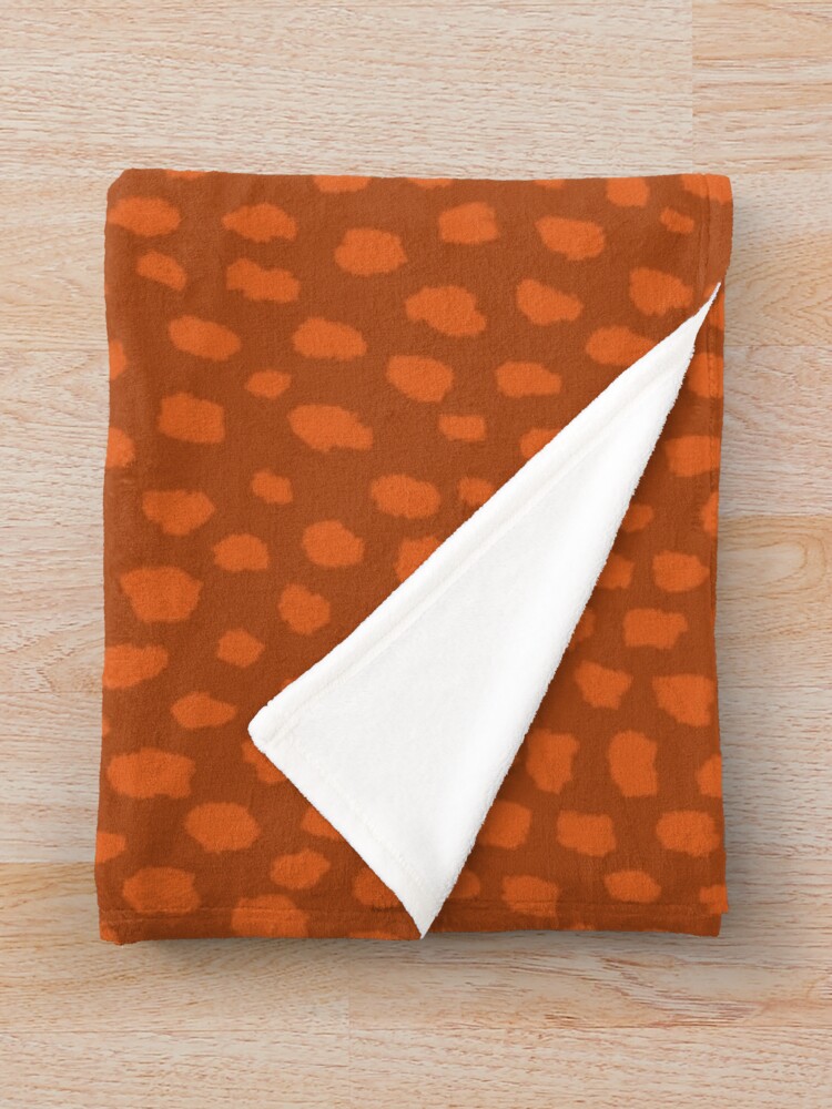 Burnt orange baby blanket hot sale