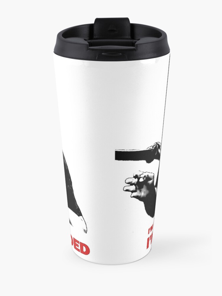 Alternate view of Alex Jones - Im kind of retarded Travel Mug