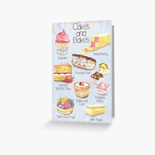 Cakes and Bakes Greeting Card