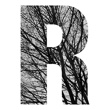 Artwork thumbnail, Tree letter R by PCollection