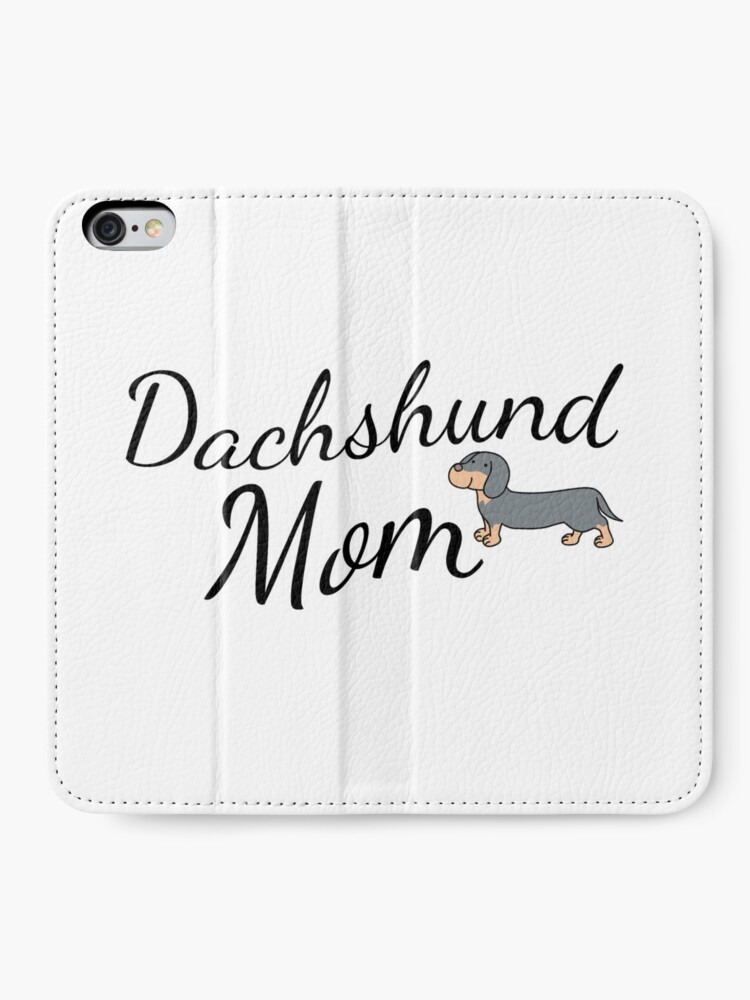 Alternate view of Dachshund Mom iPhone Wallet