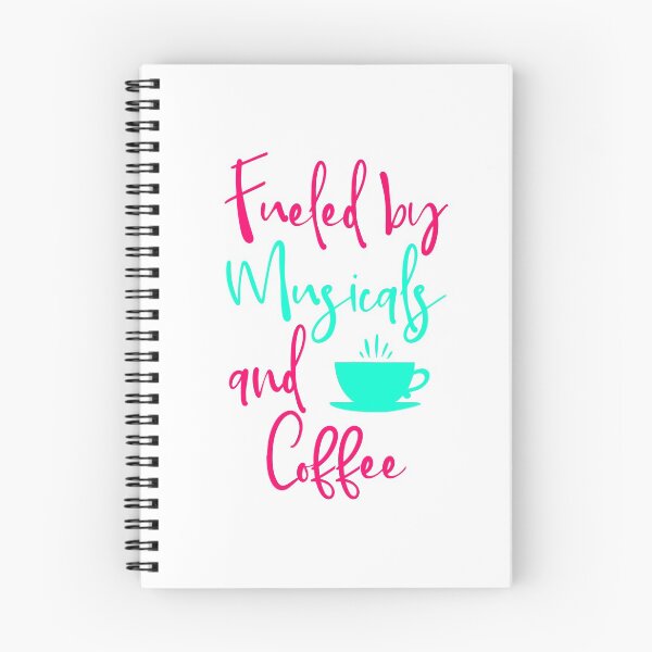 Item preview, Fueled by Musicals and Coffee Fun Music Quote designed and sold by at85productions.