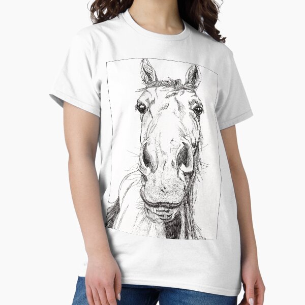 Item preview, I am Mr. Ed - Fine Art Sketch designed and sold by Joyartfully.