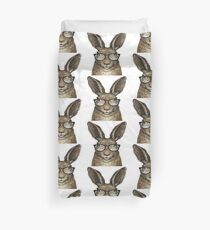 Hipster-Kaninchen Bettbezug