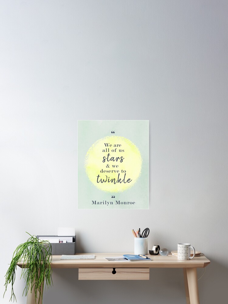 Alternate view of Marilyn Monroe Quote Poster