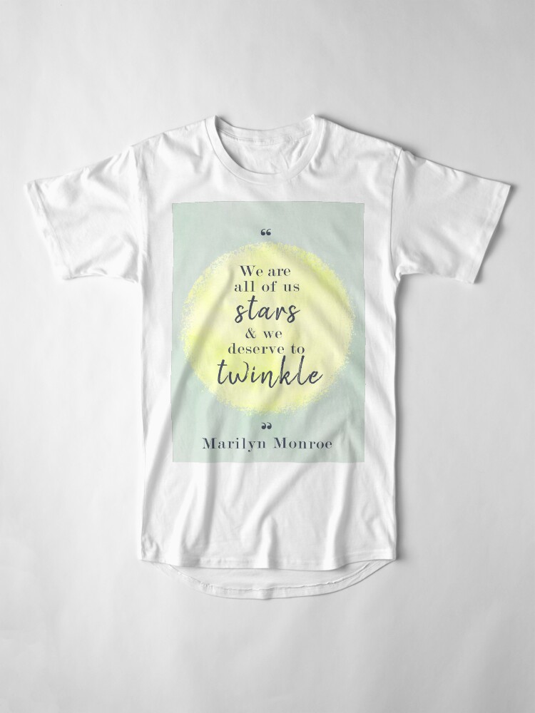 Alternate view of Marilyn Monroe Quote Long T-Shirt