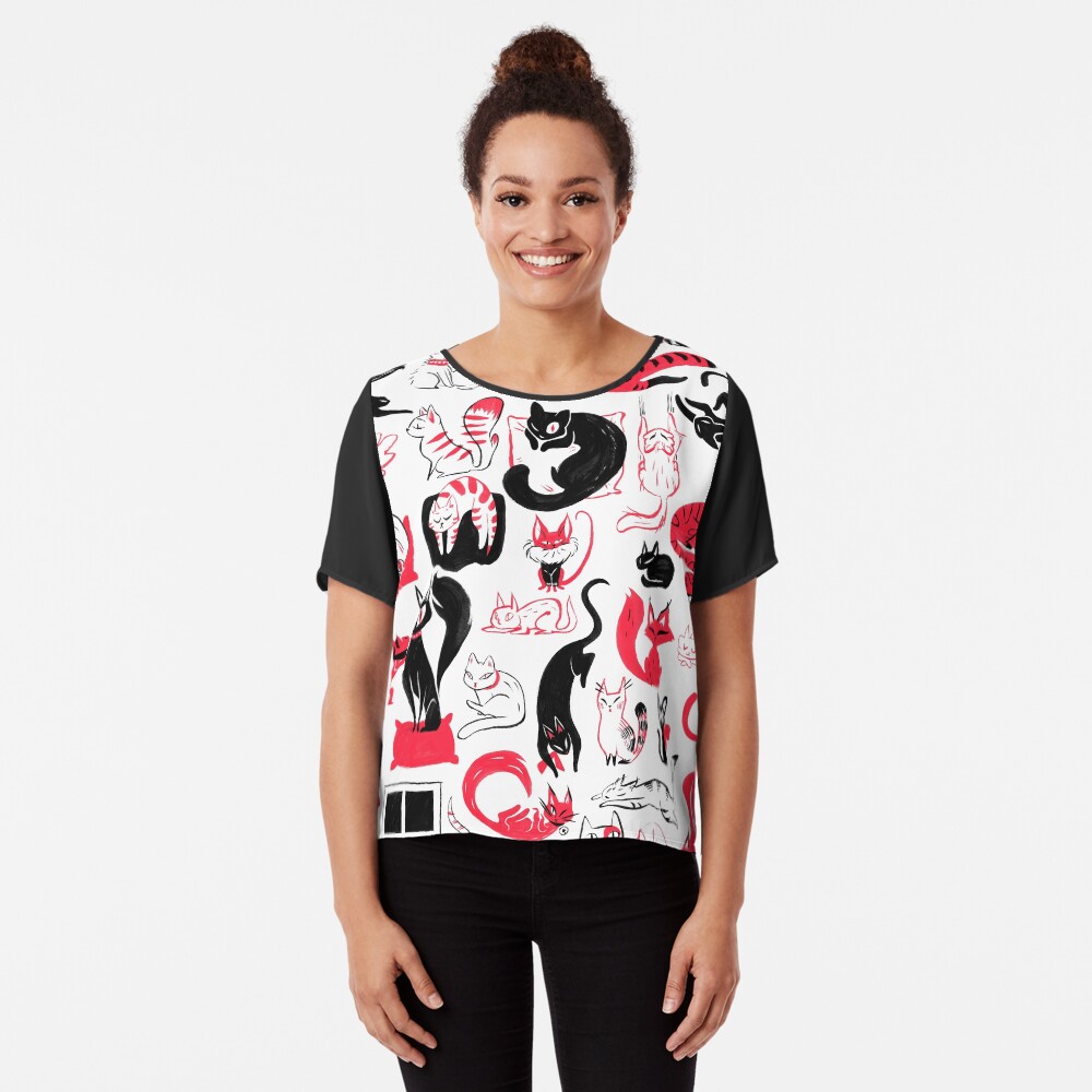 Catastrophic Chiffon Top