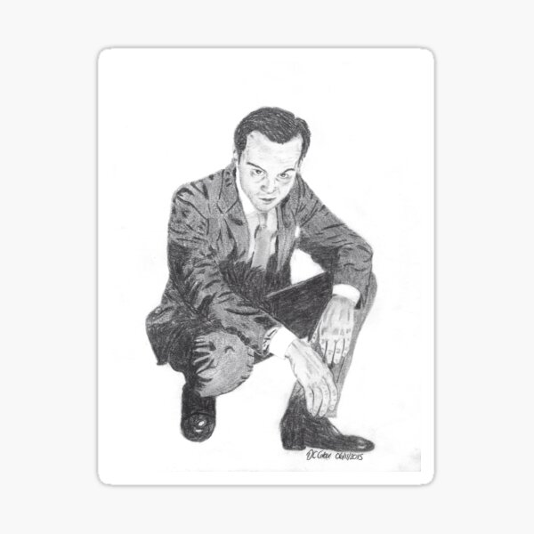 Vista previa del artículo con la obra «Andrew Scott - Moriarty», diseñado y vendido por Deelectableart.