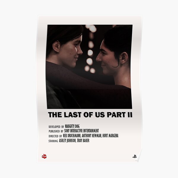 Logo Poster Plakat Gerahmt Part II #127497 40x30cm The Last Of Us