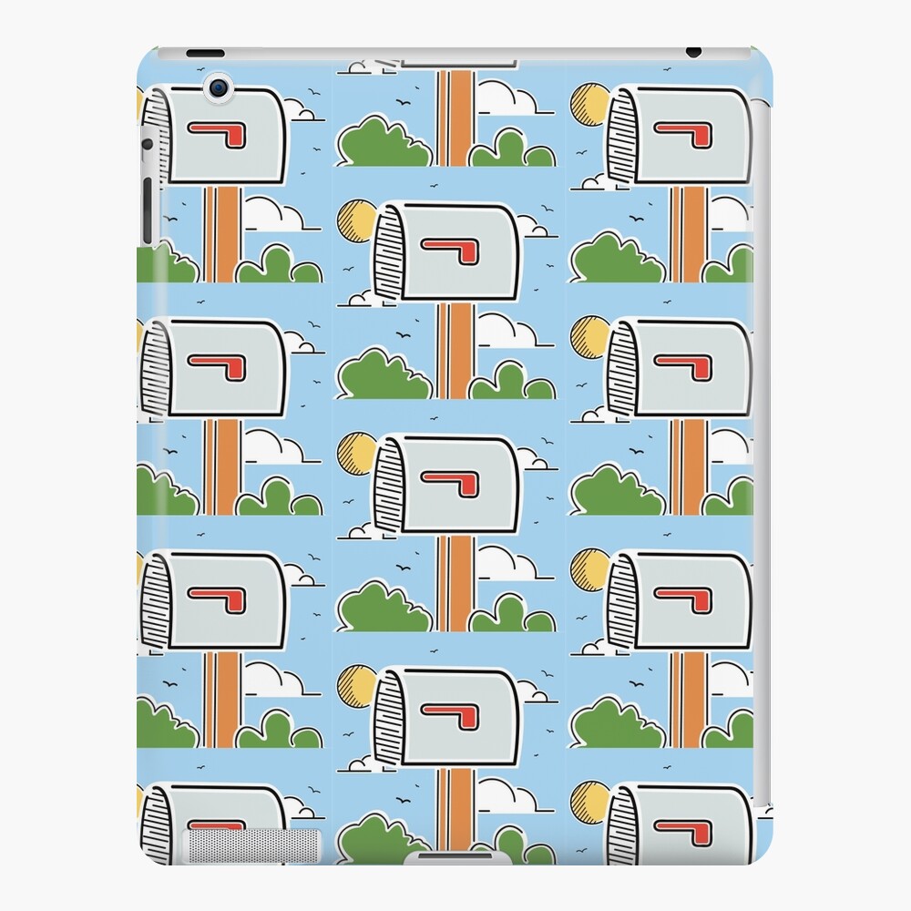 World's Largest Mailbox Illustration | Big Things Small Town | Casey Illinois iPad Case & Skin