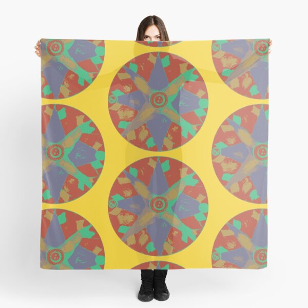 Earthy Mandala Scarf