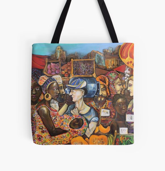#VivereBallarò All Over Print Tote Bag