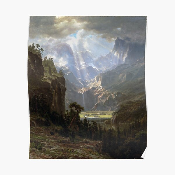 Albert Bierstadt Rocky Mountains, Lander's Peak Poster
