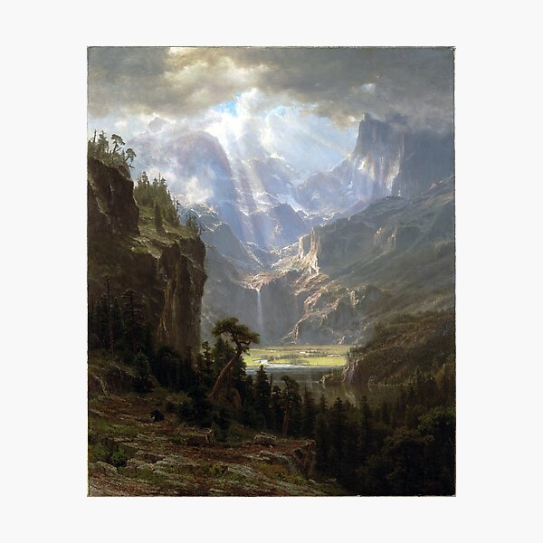 Albert Bierstadt Rocky Mountains, Lander's Peak Photographic Print