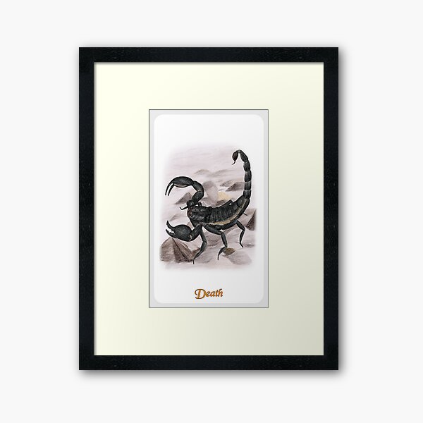 Death Framed Art Print
