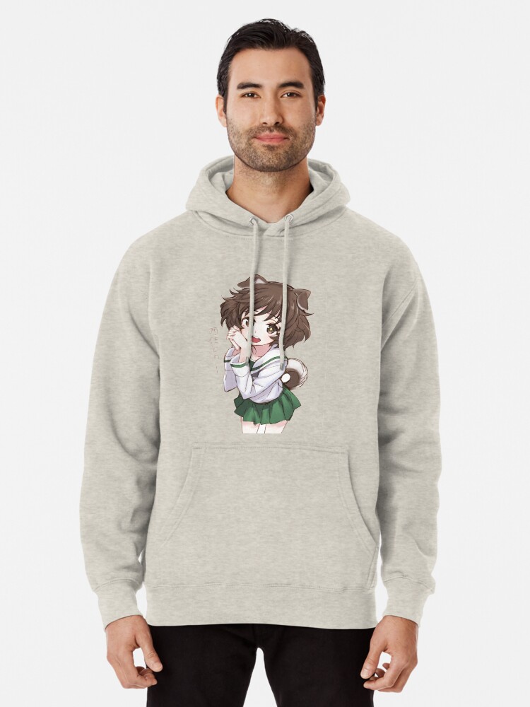 cute anime girl 6  pullover hoodie