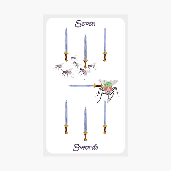 Seven of Swords Photographic Print