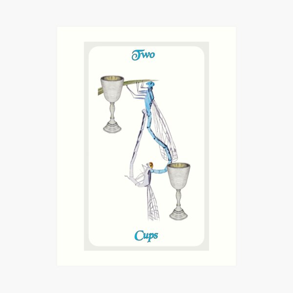 Two of Cups Art Print