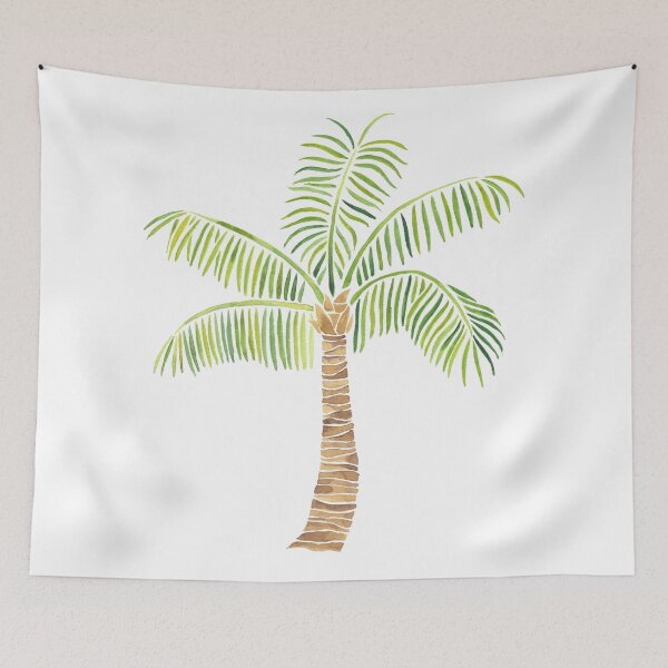 Item preview, Palm Tree Watercolor designed and sold by Elizabeth Weglein.