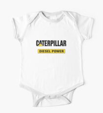 Body de manga corta para bebé Caterpillar Diesel Power