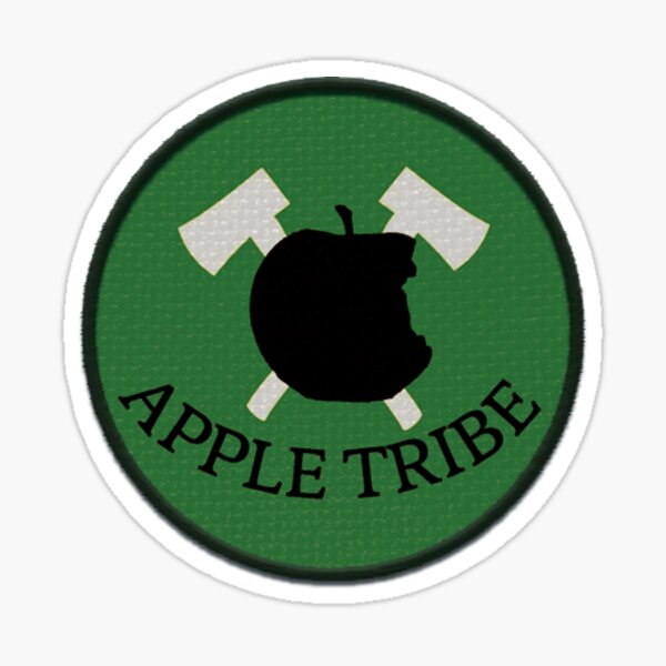 Vista previa del artículo con la obra «Parche ARMA 3 Apple Tribe», diseñado y vendido por muwumbe.