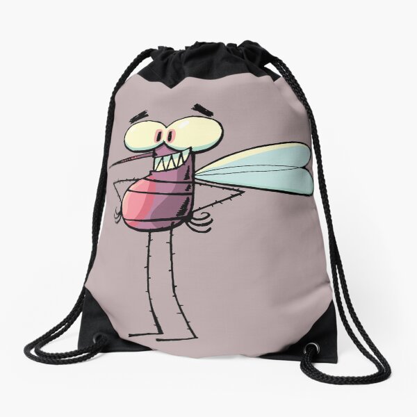 bloody mosquito Drawstring Bag