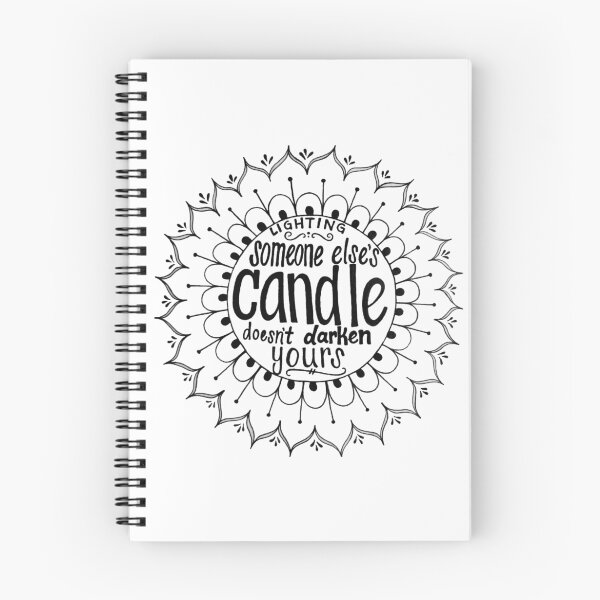 Item preview, Light someone's candle zentangle medallion designed and sold by asaks5th.