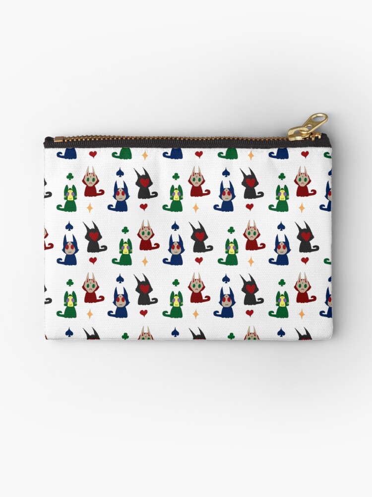 Thumbnail 1 of 4, Zipper Pouch, Nyamen Rider Blade 2 designed and sold by watermelonbees.