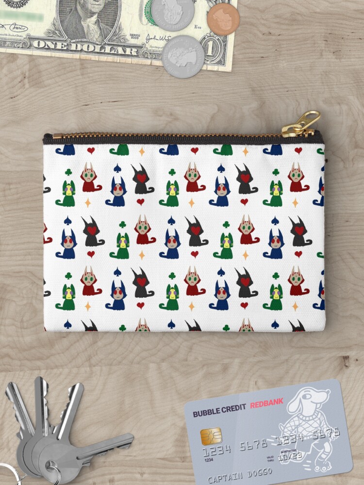Thumbnail 3 of 4, Zipper Pouch, Nyamen Rider Blade 2 designed and sold by watermelonbees.