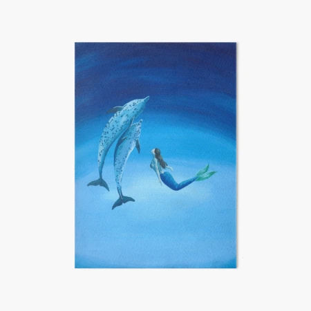 Dolphin Mermaid Original hotsell Artwork A5 (210mm x 148mm)