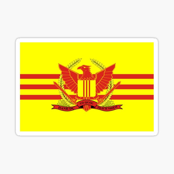 Item preview, Republic of South Vietnam Military Forces Flag designed and sold by RBEnt.