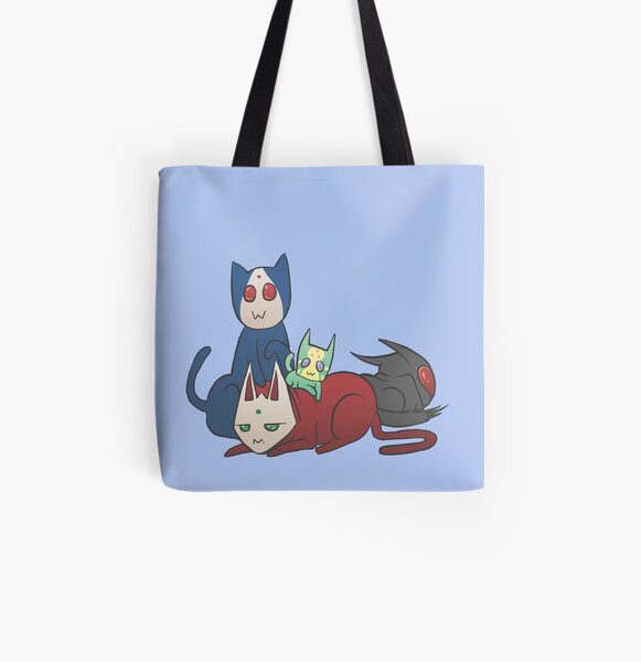 Nyamen Rider Blade All Over Print Tote Bag