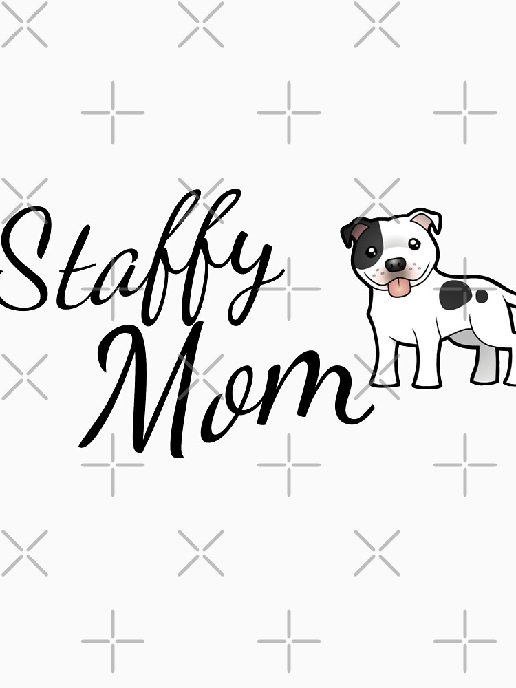 Staffy Mom, Staffordshire Bull Terrier by tribbledesign