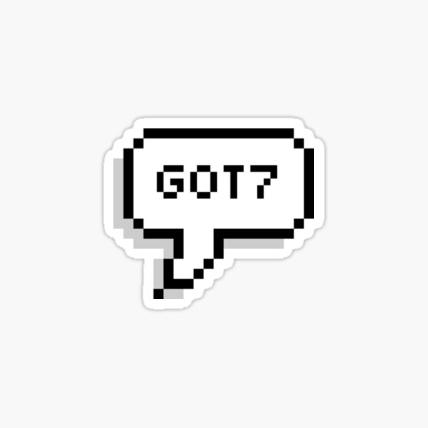 Artikel-Vorschau von Got7 Sprechblase, designt und verkauft von Divinesebastian.
