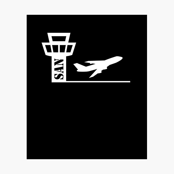 San Diego Airport Code Photographic Prints Redbubble