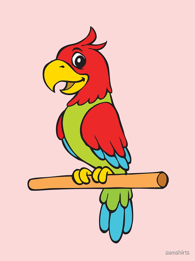 How to Draw smiling Parrot - simple nature drawing - very easy step of  drawing for kids - YouTube