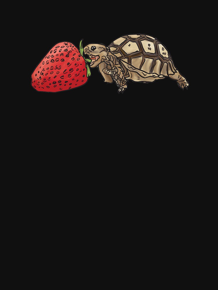 Discover sulcata tortoise vs strawberry | Classic T-Shirt
