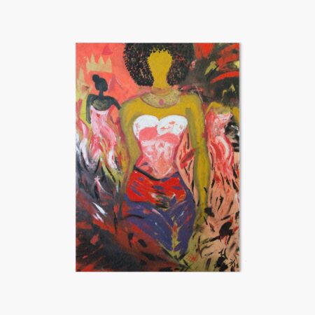 Girl On Fire #2 Art Board Print