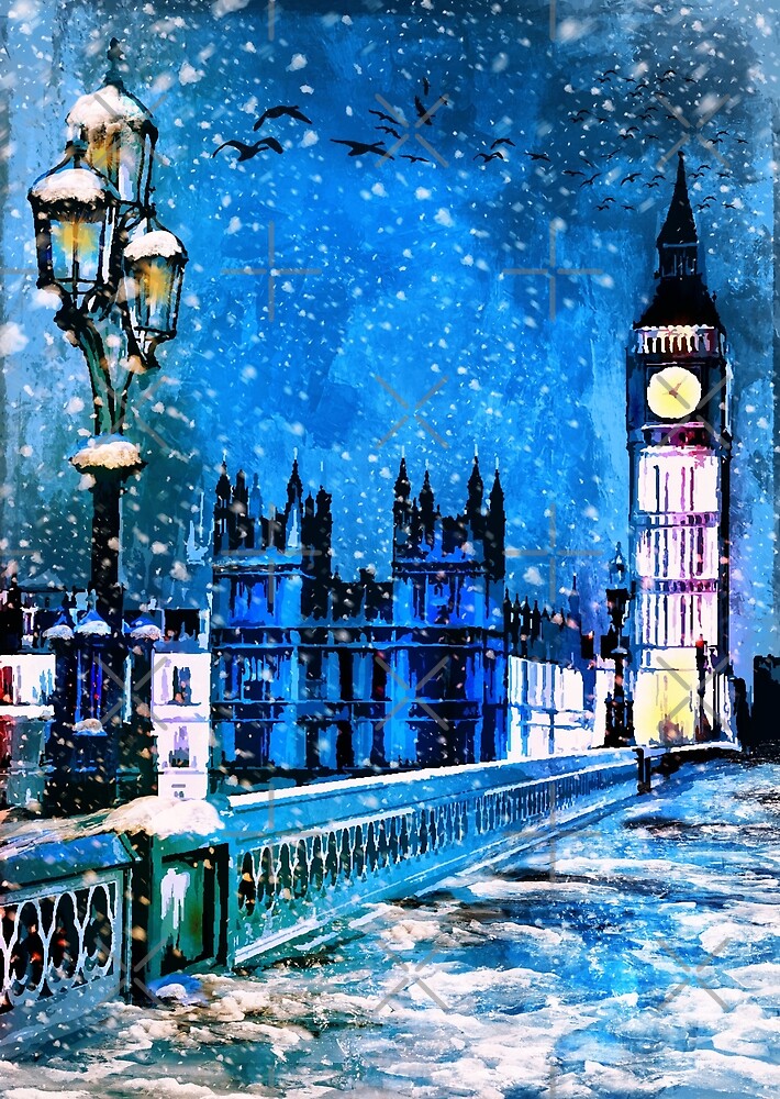 "Winter in London" by andy551 Redbubble