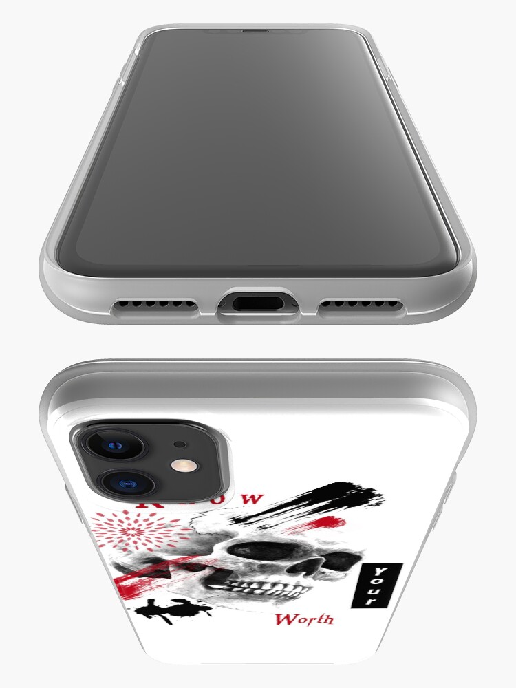 Alternate view of Know your worth! iPhone Case & Cover