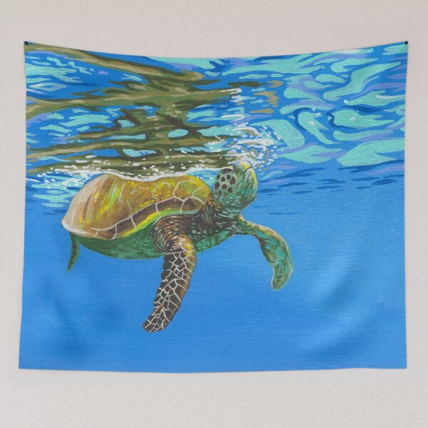 Item preview, Sea Turtle Surfacing designed and sold by Elizabeth Weglein.