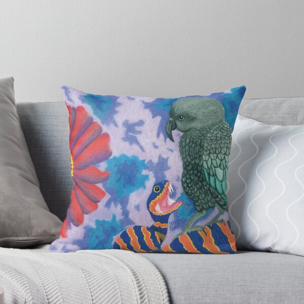 Item preview, Survival - Bird Attacking Snake :: Reptiles and Amphibians designed and sold by Platinumfrog.