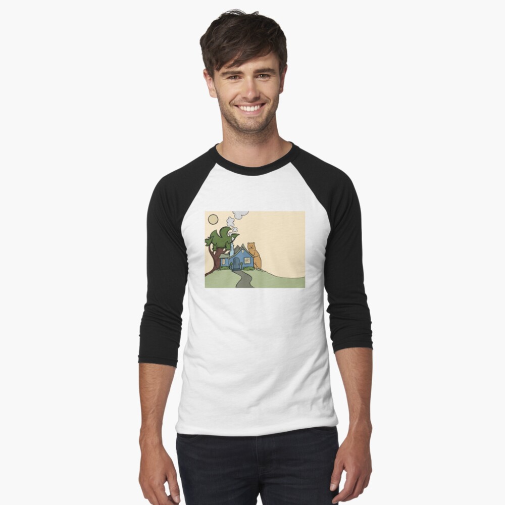 Item preview, Baseball ¾ Sleeve T-Shirt designed and sold by Otter-Grotto.