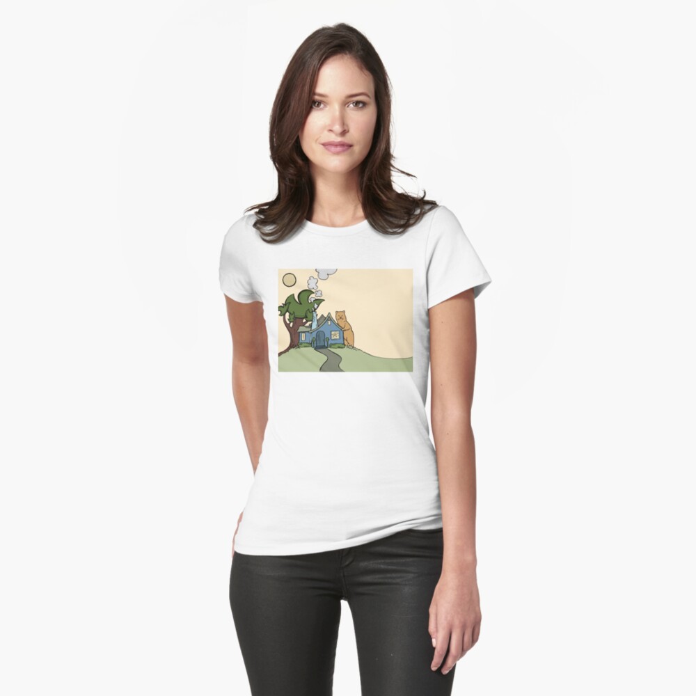Item preview, Fitted T-Shirt designed and sold by Otter-Grotto.