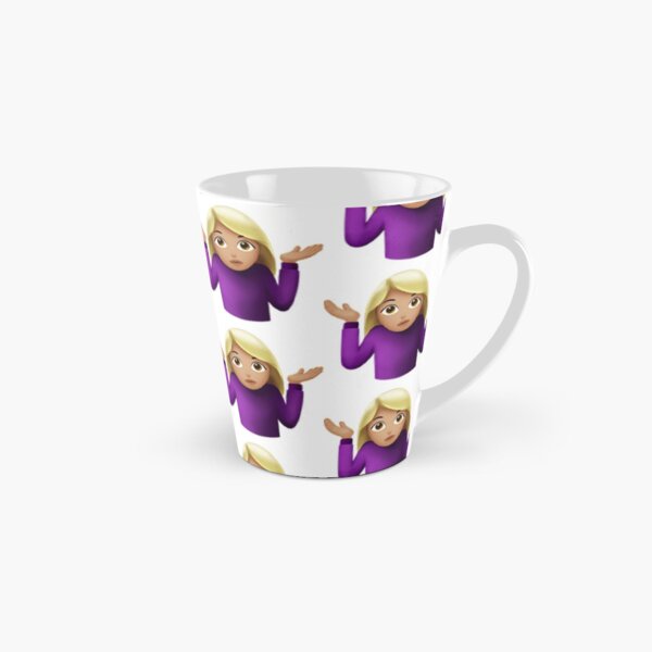 Shrug Emoji Sticker/Shirt Tall Mug