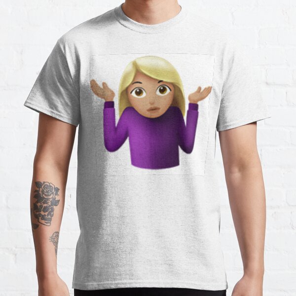 Shrug Emoji Sticker/Shirt Classic T-Shirt