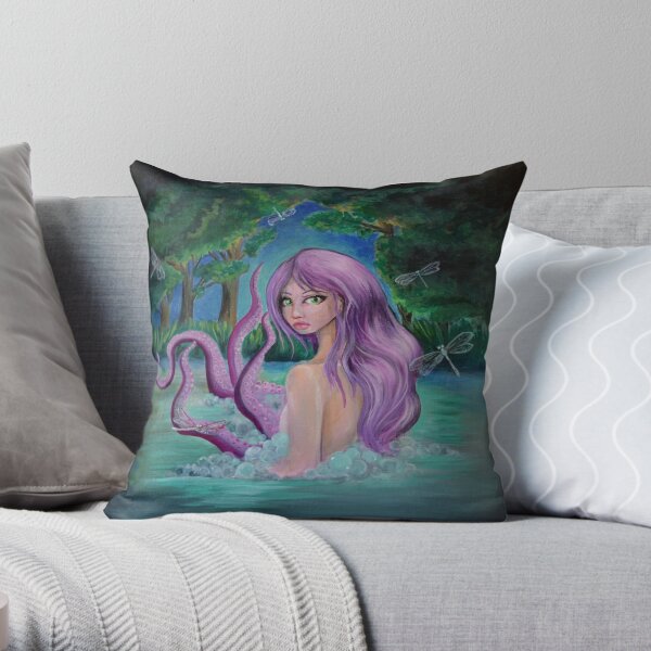 Hydrophilic Throw Pillow